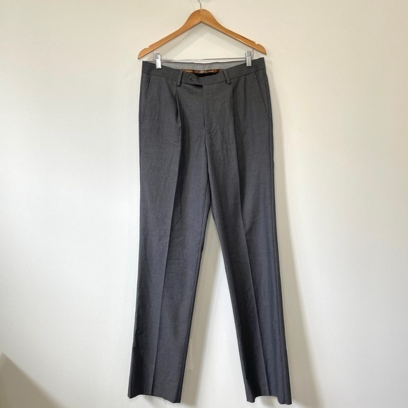 Pierre Loren Gray Men's Dress Pants - Picture 1 of 5